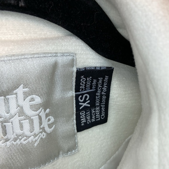 Vaute Couture plush cream short pea coat - size XS Made in USA vegan - Picture 5 of 16